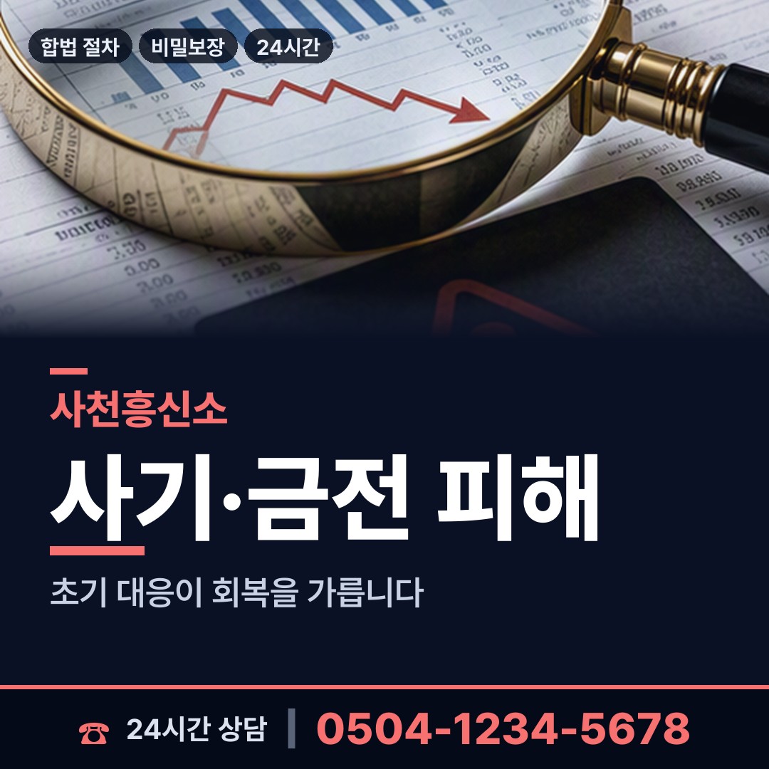 사천 곤양면 소재파악 상담 안내